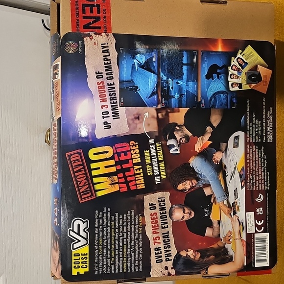 Cold Case VR - The Case Of The Fatal Follower Murder Mystery Game NIB - Picture 4 of 5